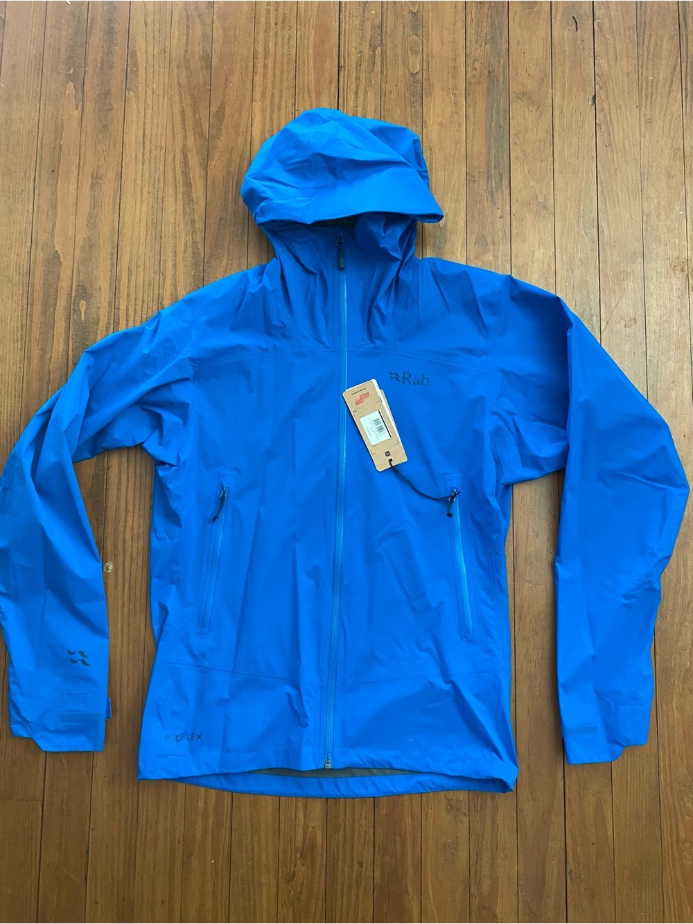 Rab Mens Downpour Light Jacket Small Blue
